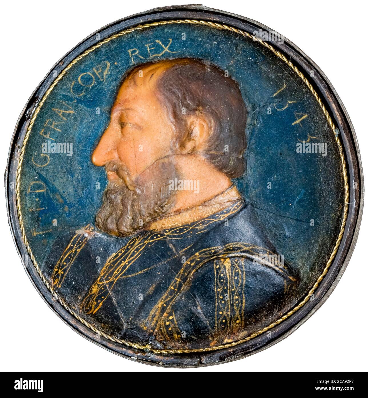 Franz I. (1494-1547), König von Frankreich, Skulptur eines unbekannten Künstlers, vor 1599 Stockfoto