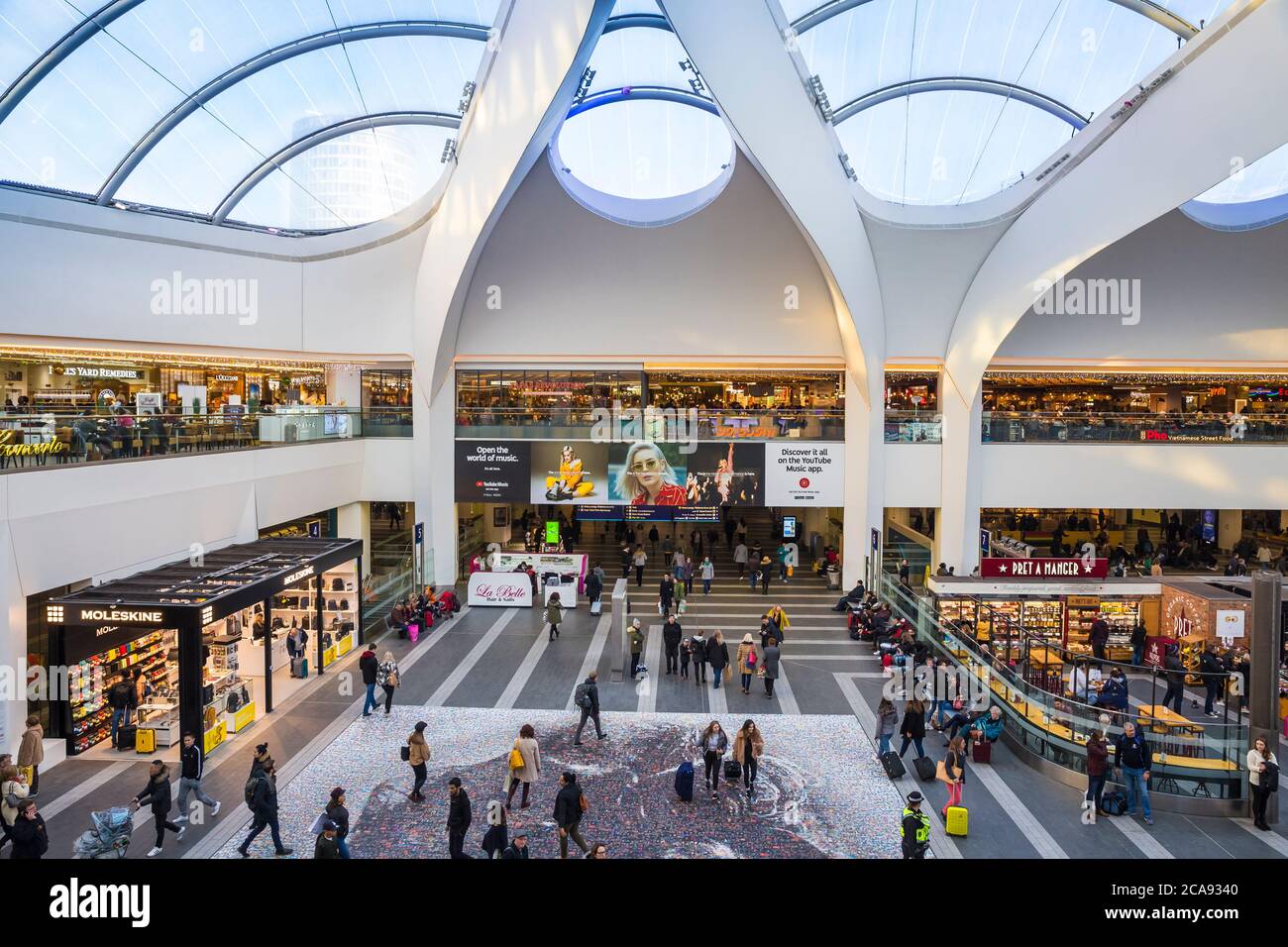 Birmingham New Street Grand Central Station, Birmingham, West Midlands, England, Großbritannien, Europa Stockfoto