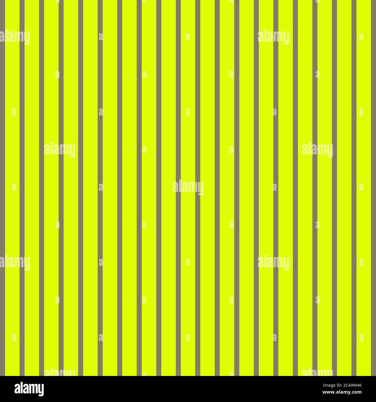 Chartreuse und graue Streifen Hintergrund in 12x12 digitalen Papier Kulissen. Vertikale Linien für Seitenelemente und Grafikdesign. Stockfoto