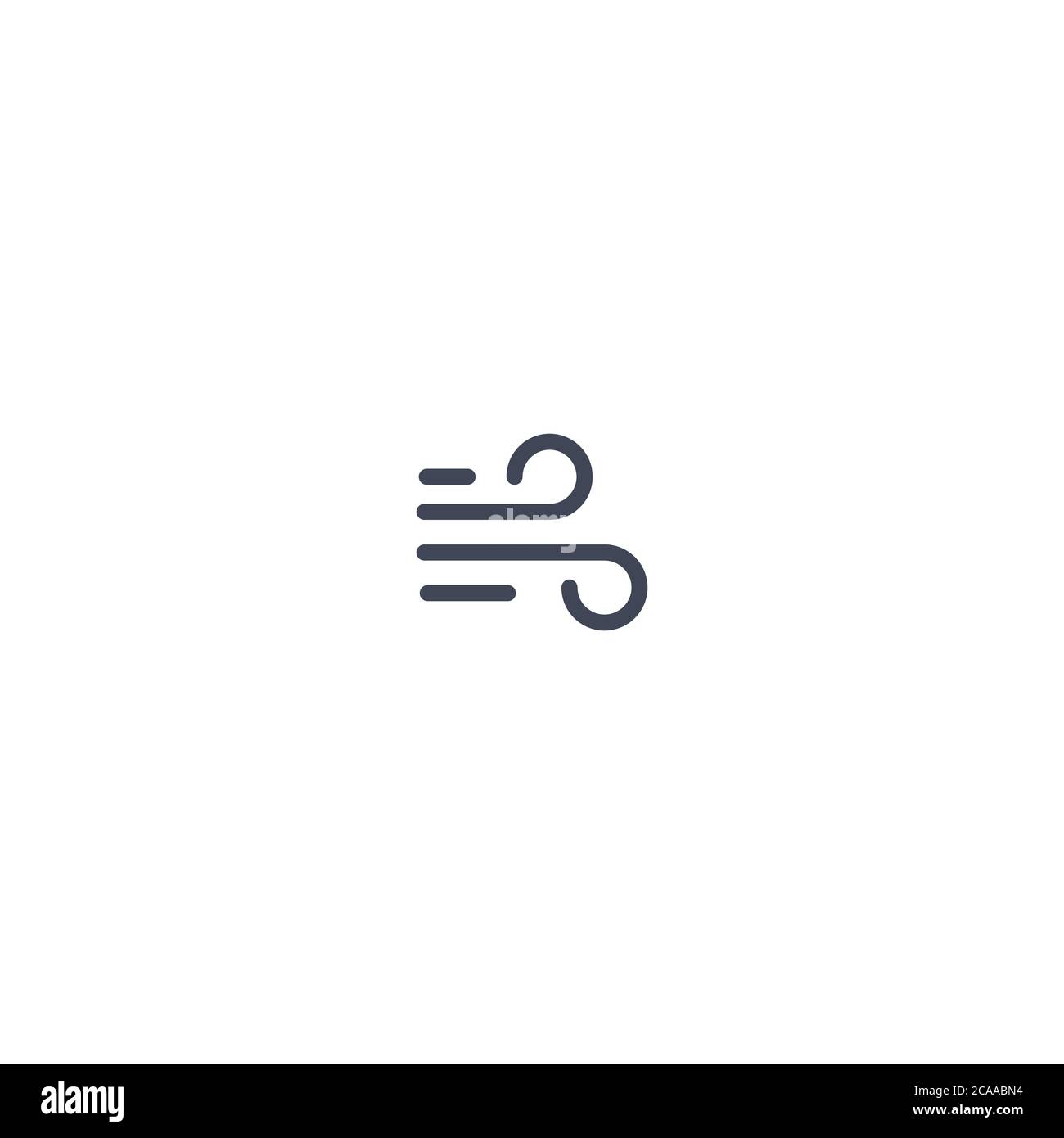 Wind Icon Vektor. Trendige Design-Vorlage Stock Vektor