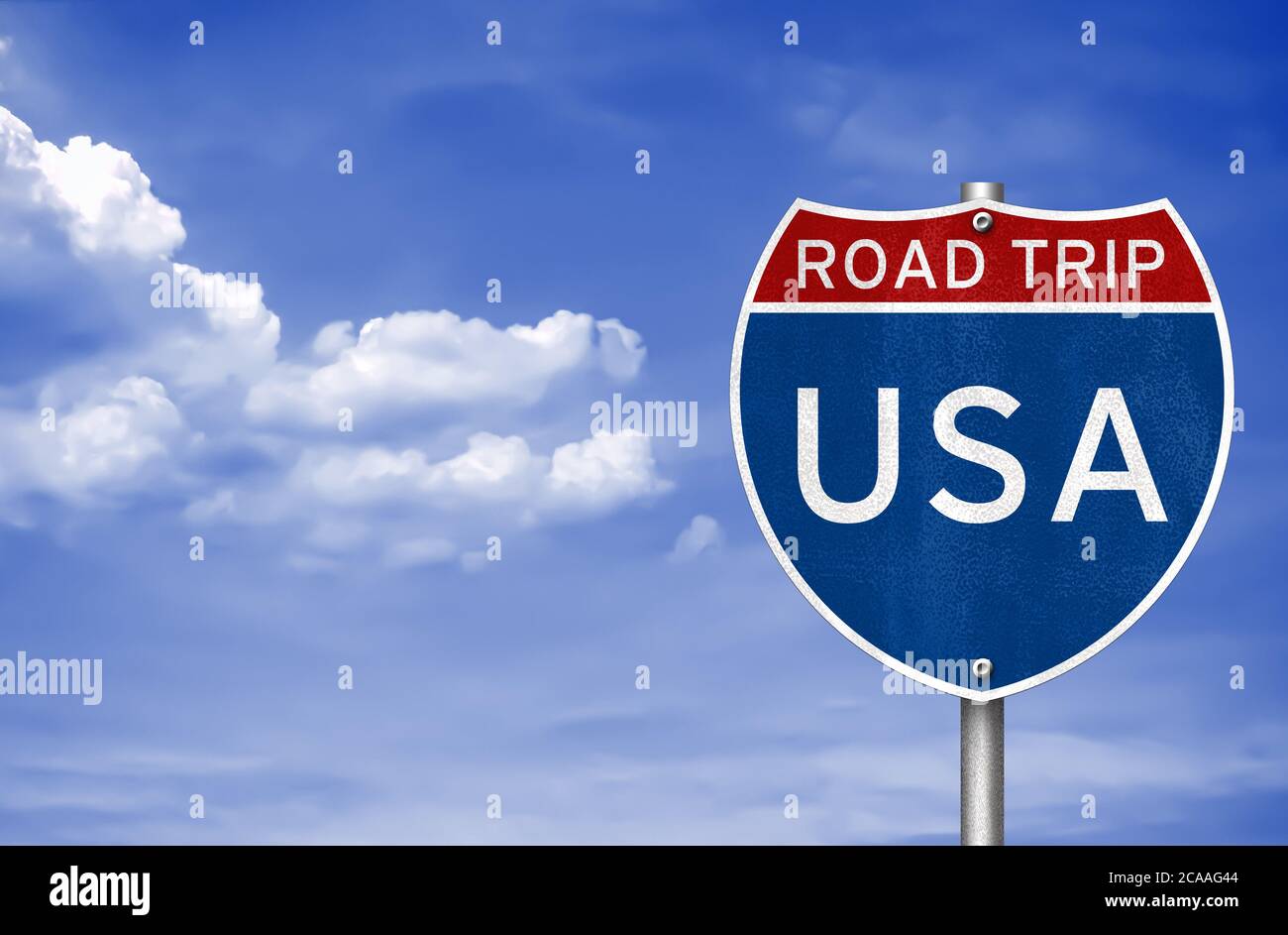 Roadtrip durch die Vereinigten Staaten von Amerika Stockfoto