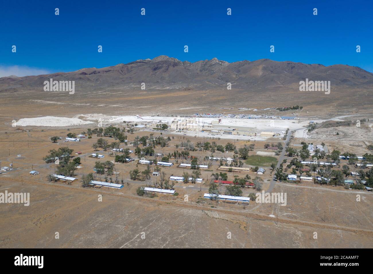 EMPIRE, NEVADA, VEREINIGTE STAATEN 04. Jul 2020 Luftaufnahme der Firmenstadt Empire und des