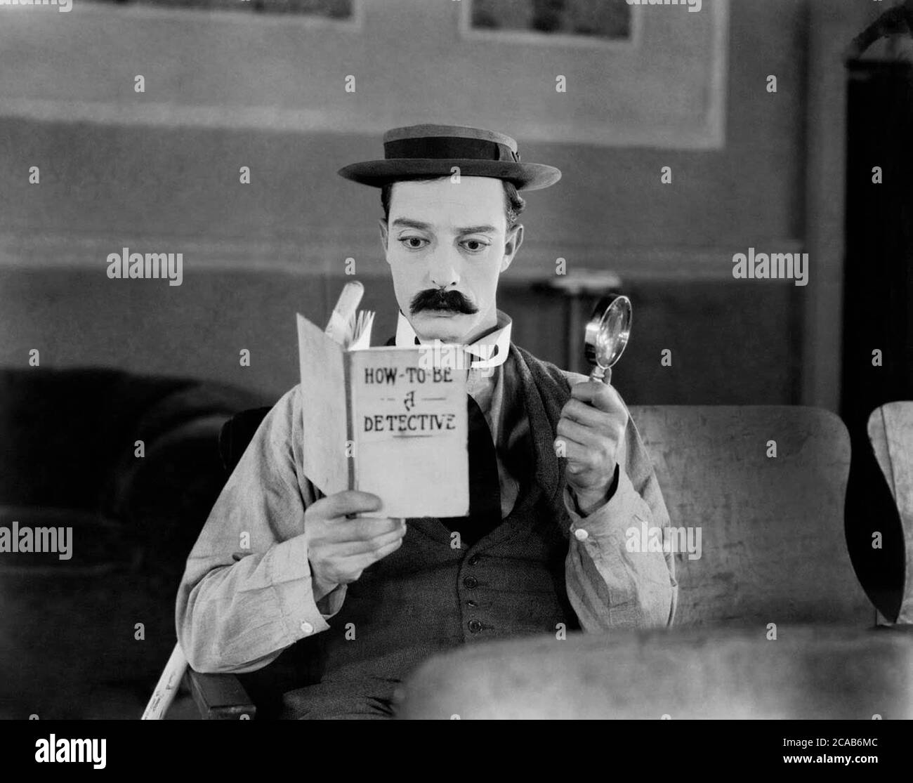 Buster Keaton, amerikanischer Schauspieler und Komiker Stockfoto
