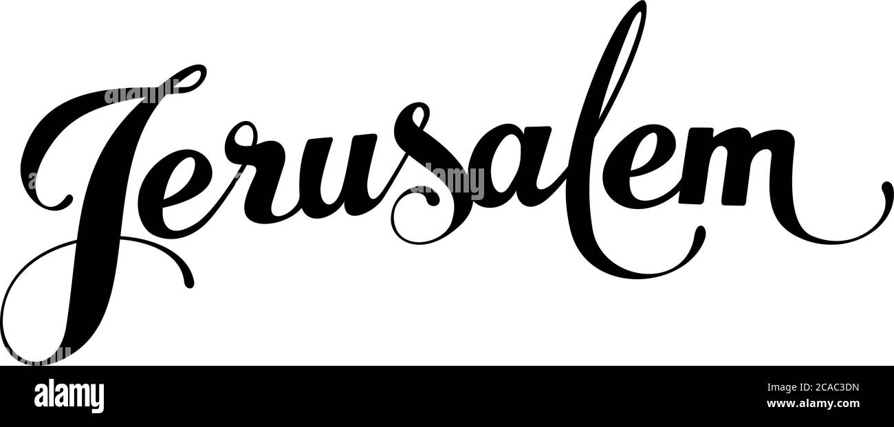 Benutzerdefinierte Kalligraphie Text Stock Vektor