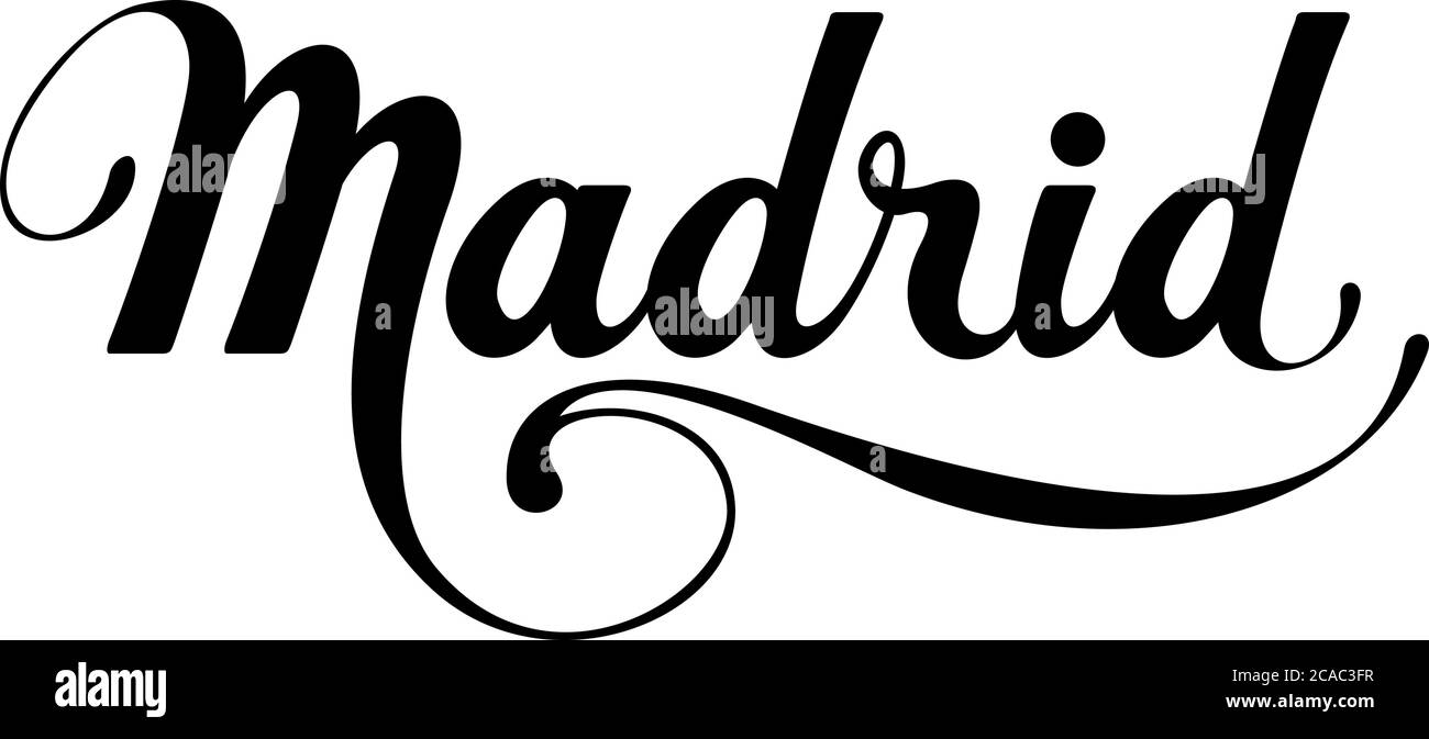 Benutzerdefinierte Kalligraphie Text Stock Vektor