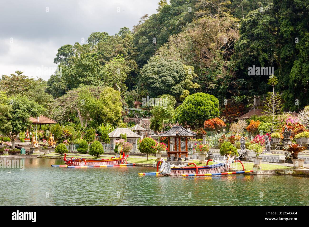 Tirta Gangga Wasserpalast (Taman Tirtagangga), ehemaliger Königspalast in Karangasem, Bali, Indonesien Stockfoto