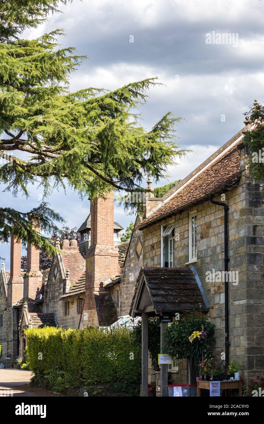 EAST GRINSTEAD, WEST SUSSEX/UK - 3. AUGUST : Blick auf Sackville College East Grinstead West Sussex am 3. August 2020 Stockfoto