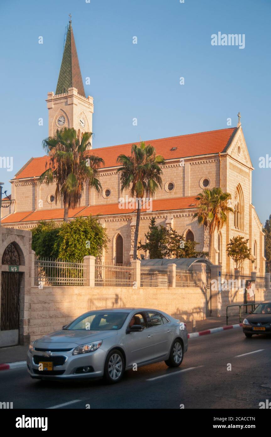 Terra Santa High School Katholische Schule, St. Anthony's Church, Jaffa, Israel Stockfoto