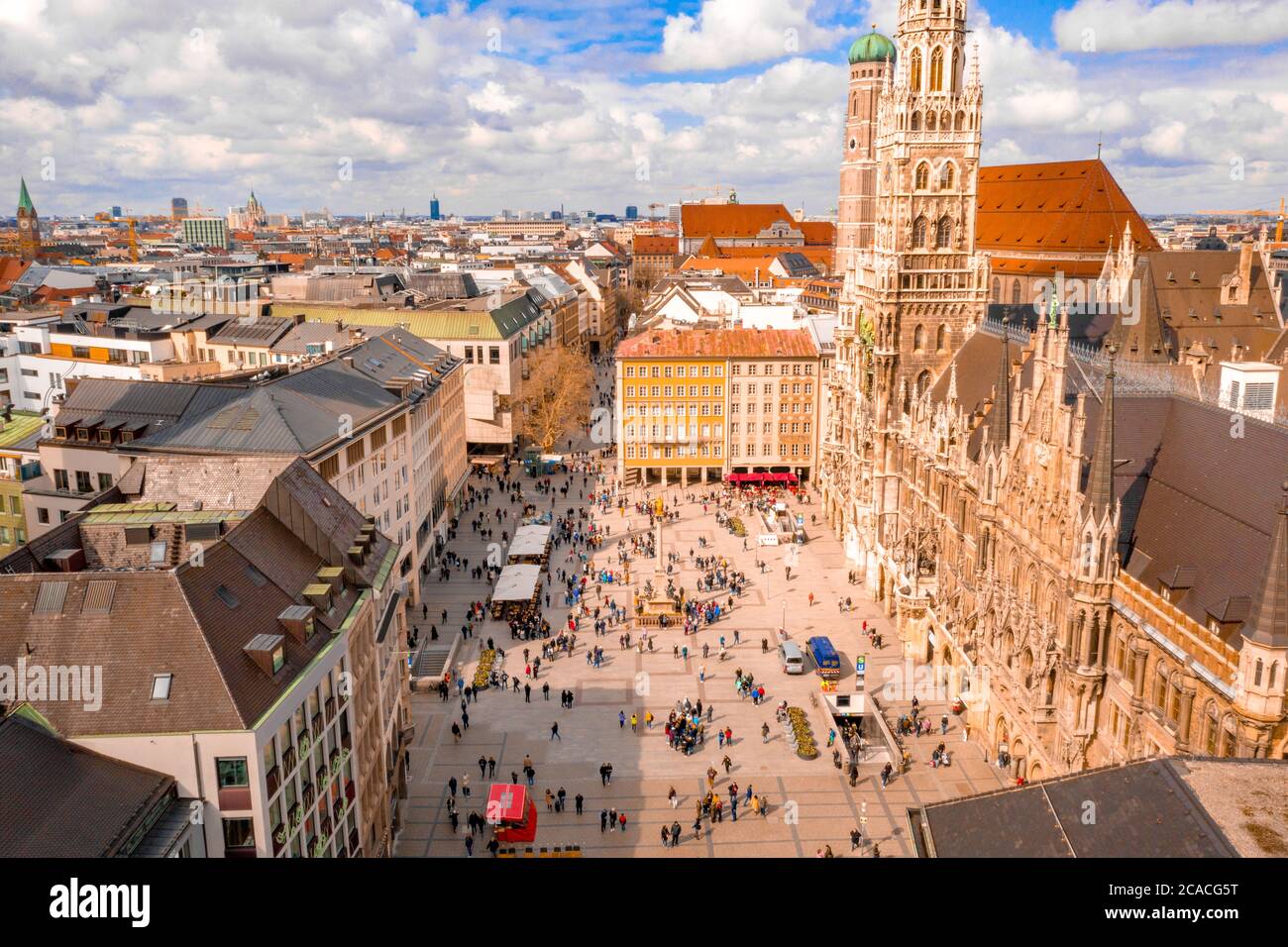 Schönes Stadtbild von München, Bayern, Deutschland Stockfoto
