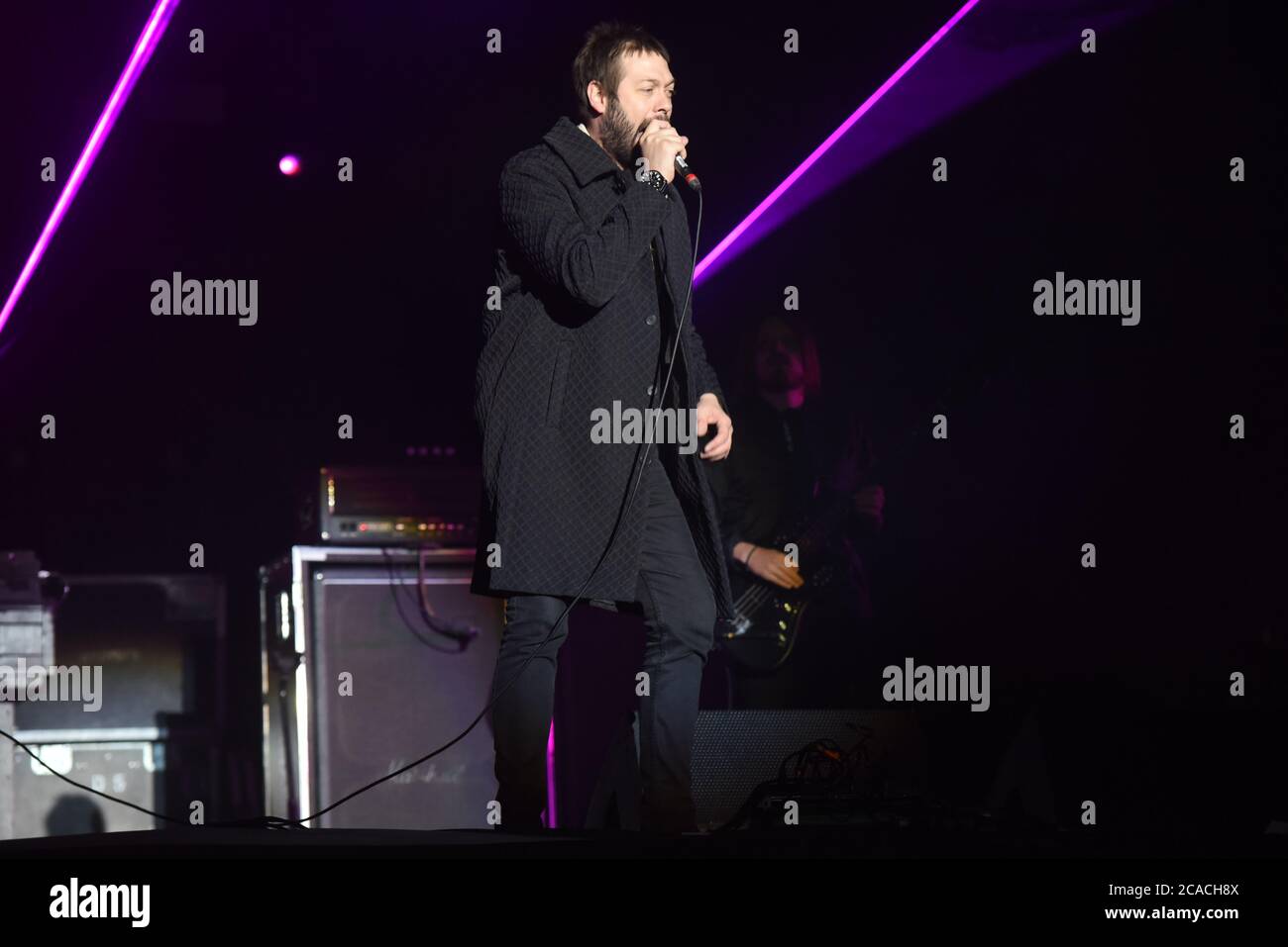 Tom Meighan, Sänger bei der Indie-Band Kasabian, hat die Gruppe verlassen, um sich auf 'persönliche Themen' zu konzentrieren. Mit: Tom Meighan Kasabian wo: Leeds, Großbritannien Wann: 06 Jul 2020 Kredit: Graham Finney/WENN Stockfoto