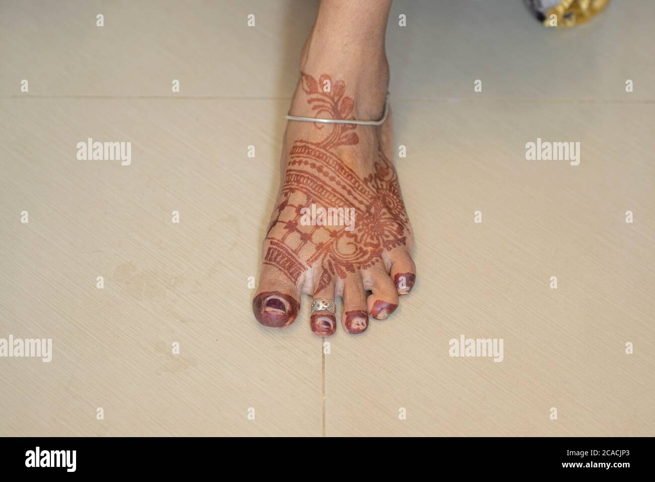 Fuss Mehndi Stockfotos Und Bilder Kaufen Alamy