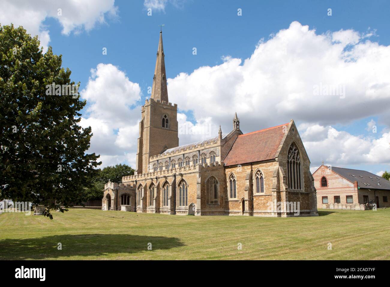 St. Wendreda Kirche. März. Cambridgeshire. VEREINIGTES KÖNIGREICH. 2019 Stockfoto