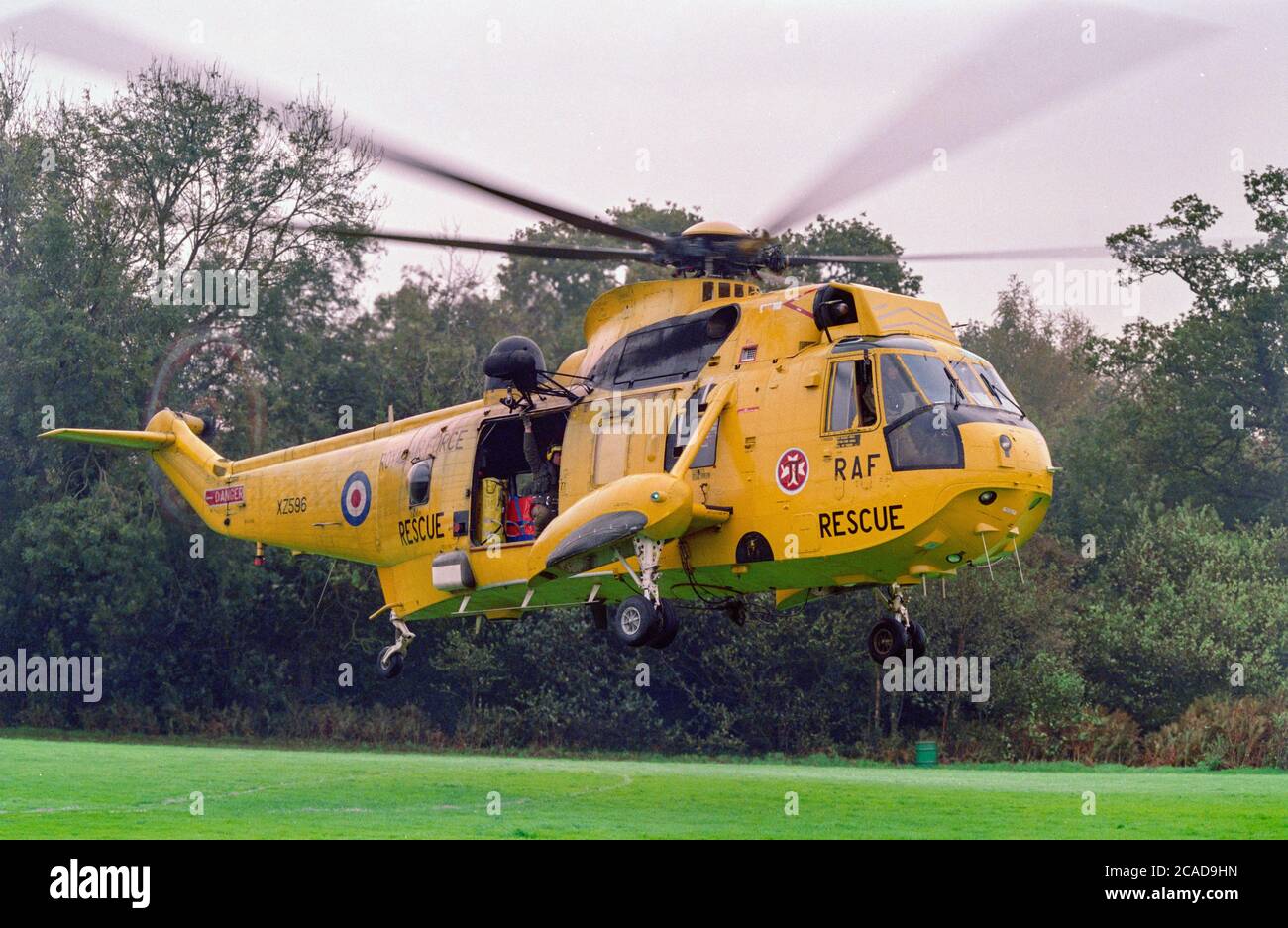 XZ596 RAF Westland Sea King Hubschrauber Stockfoto