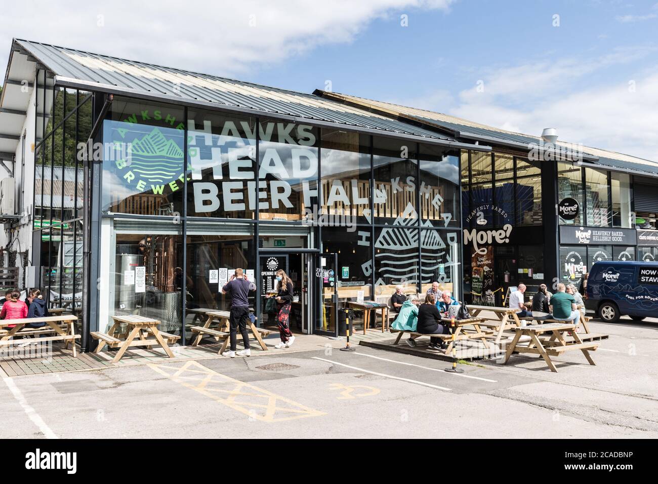 Hawkshead Brewery & Beer Hall Staveley Mill Yard Buiseness Park The Lake District Stockfoto