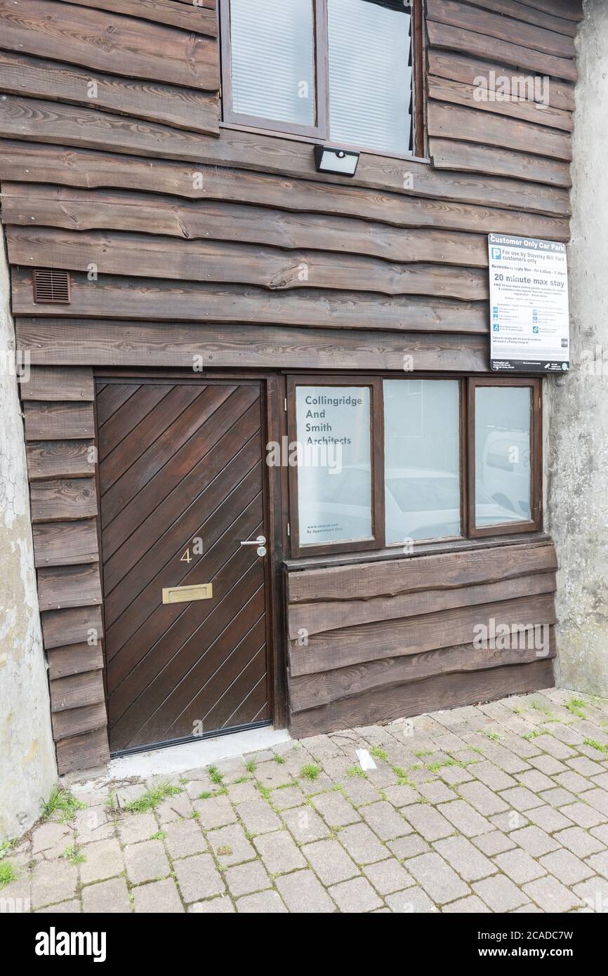 Staveley Mill Yard Der Lake District Stockfoto