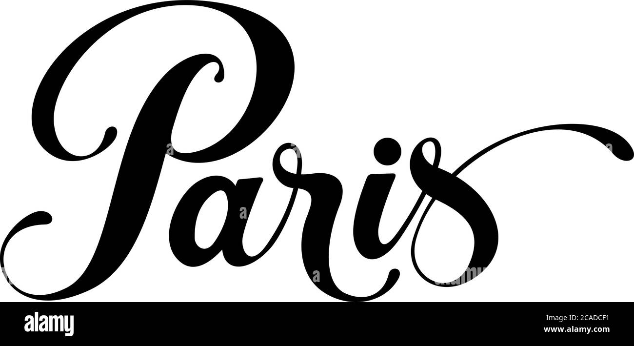 Benutzerdefinierte Kalligraphie Text Stock Vektor