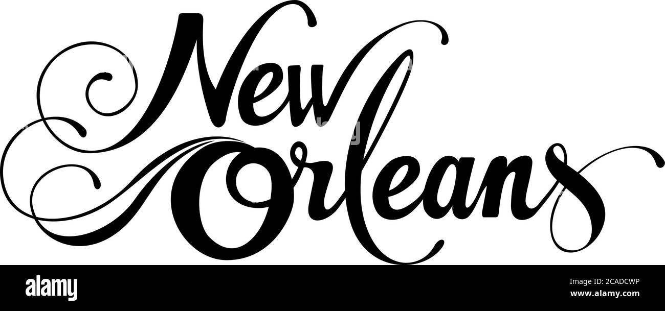 Benutzerdefinierte Kalligraphie Text Stock Vektor