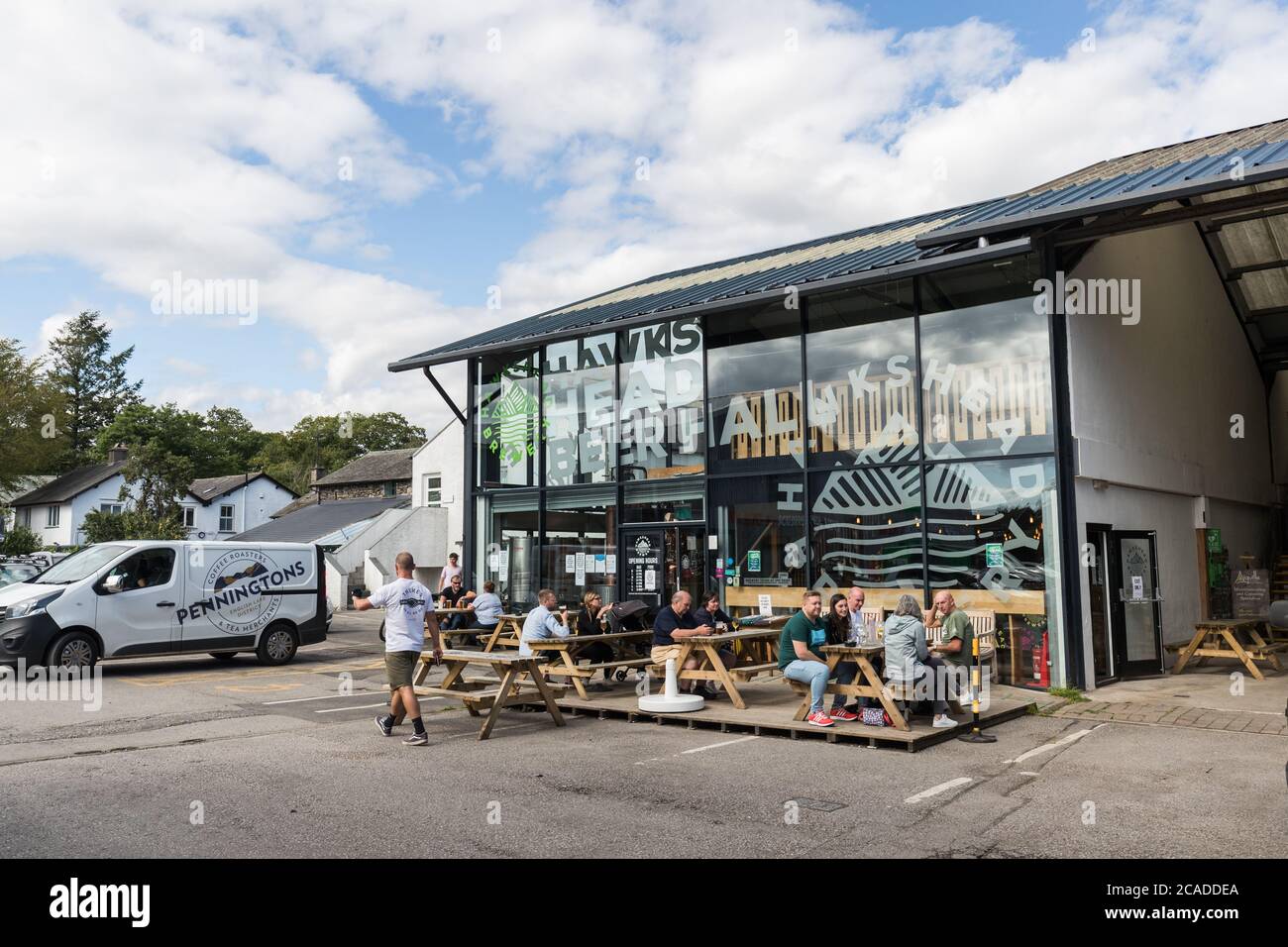 Hawkshead Brewery & Beer Hall Staveley Mill Yard Buiseness Park The Lake District Stockfoto