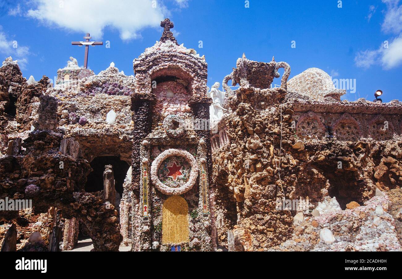 Die Grotte der Erlösung (West Bend, Iowa) Stockfoto