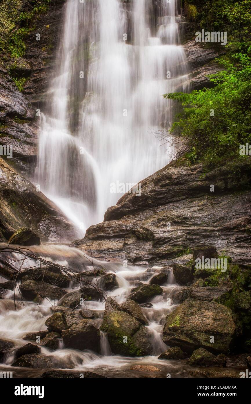 Tom's Creek Wasserfall Stockfoto