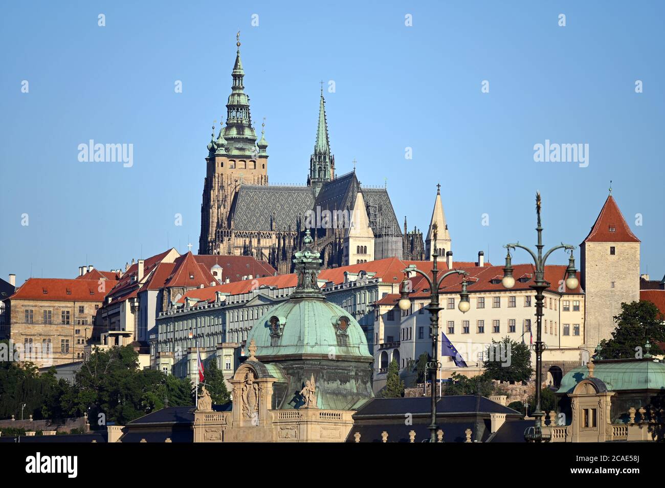 Prager Burg Stadtbild Tschechische republik Stockfoto