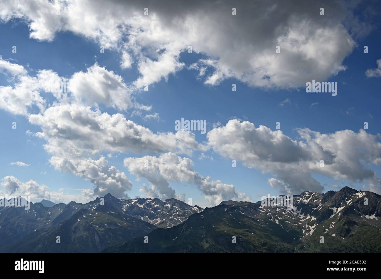 Stubnerkogel Berglandschaft Bad Gastein Österreich Stockfoto