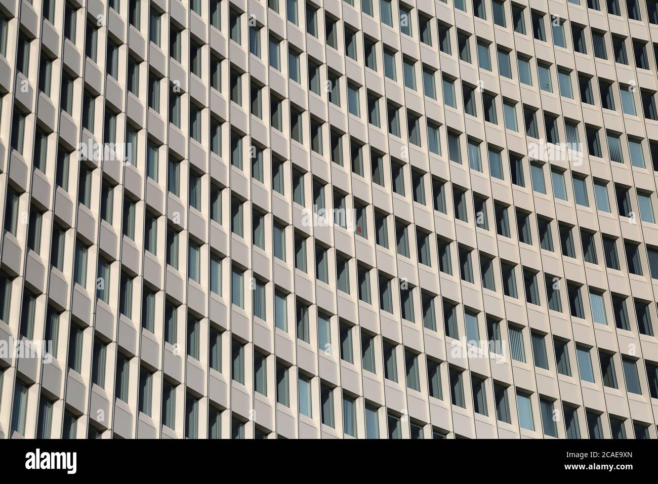 Euler-Hermes Wolkenkratzer kurz vor dem Abriss, Hamburg Bahrenfeld, Deutschland Stockfoto