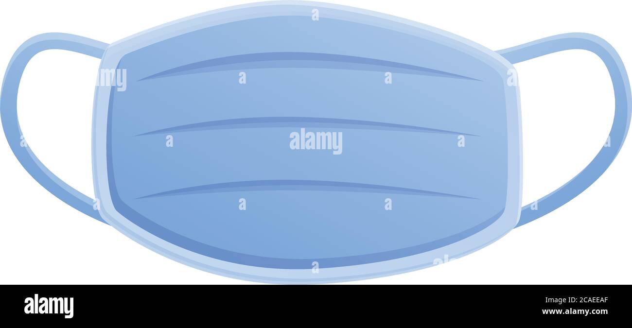 Symbol für medizinische Maske. Cartoon von medizinischen Maske Vektor-Symbol für Web-Design isoliert auf weißem Hintergrund Stock Vektor