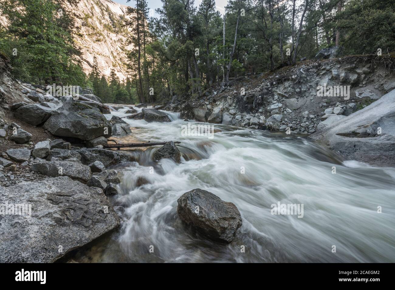 Tenaya Creek im Yosemite National Park Stockfoto