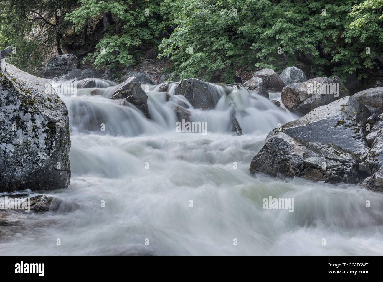 Tenaya Creek im Yosemite National Park Stockfoto