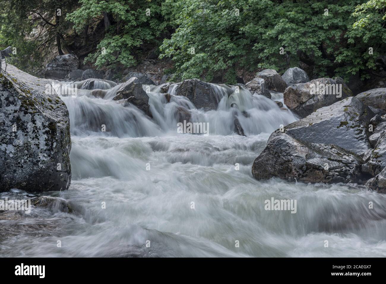Tenaya Creek im Yosemite National Park Stockfoto