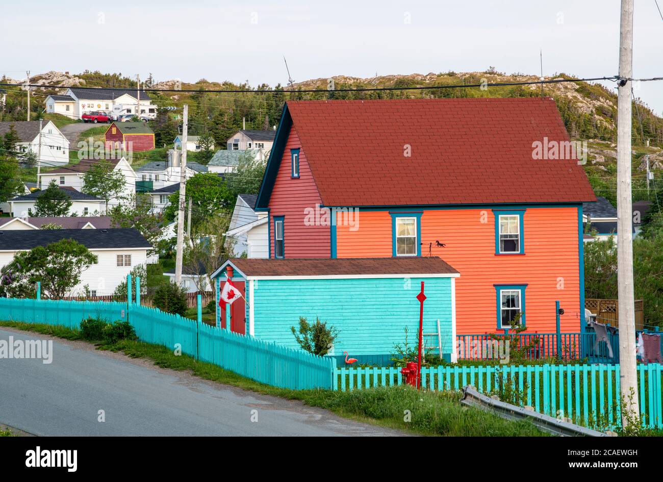 The Pumpkin House (1871), Durrell, Neufundland und Labrador NL, Kanada Stockfoto