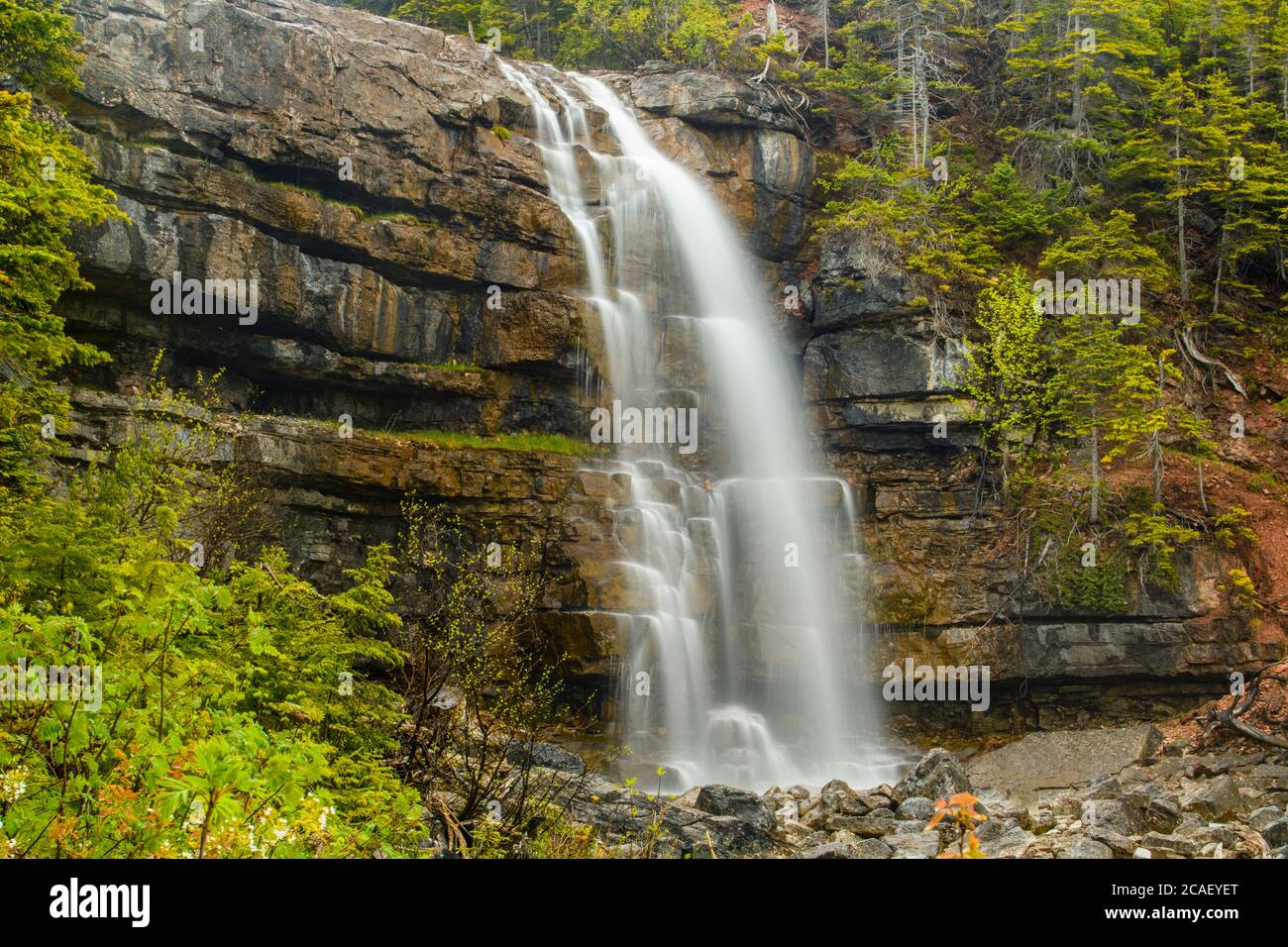 Hidden Falls, Sheaves Cove, Neufundland und Labrador NL, Kanada Stockfoto