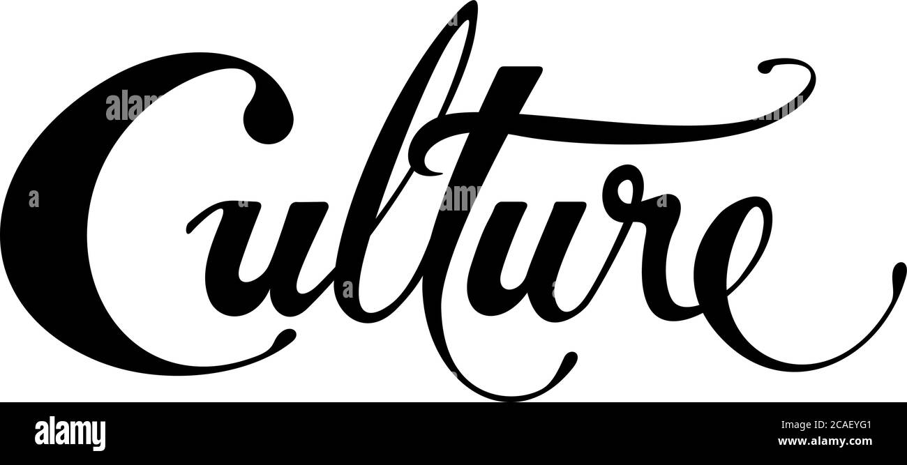 Benutzerdefinierte Kalligraphie Text Stock Vektor