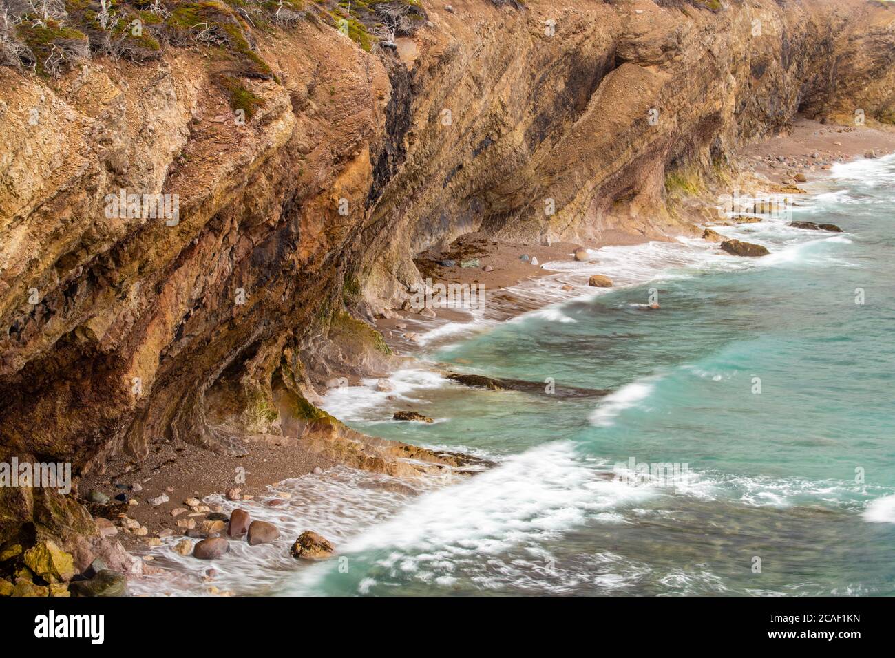 Coastal Cliffs, BOUTTE du Cap, Neufundland und Labrador NL, Kanada Stockfoto