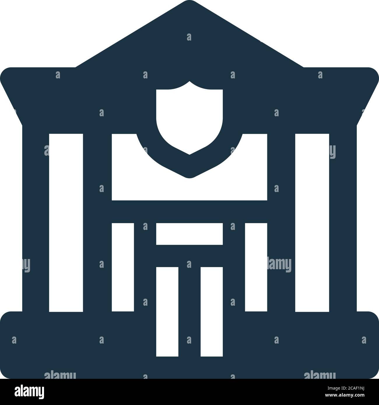 Hauptquartier, Symbol Polizeiwache. Perfekte Verwendung für Printmedien, Web, Stock-Bilder, kommerzielle Nutzung oder jede Art von Design-Projekt. Stock Vektor