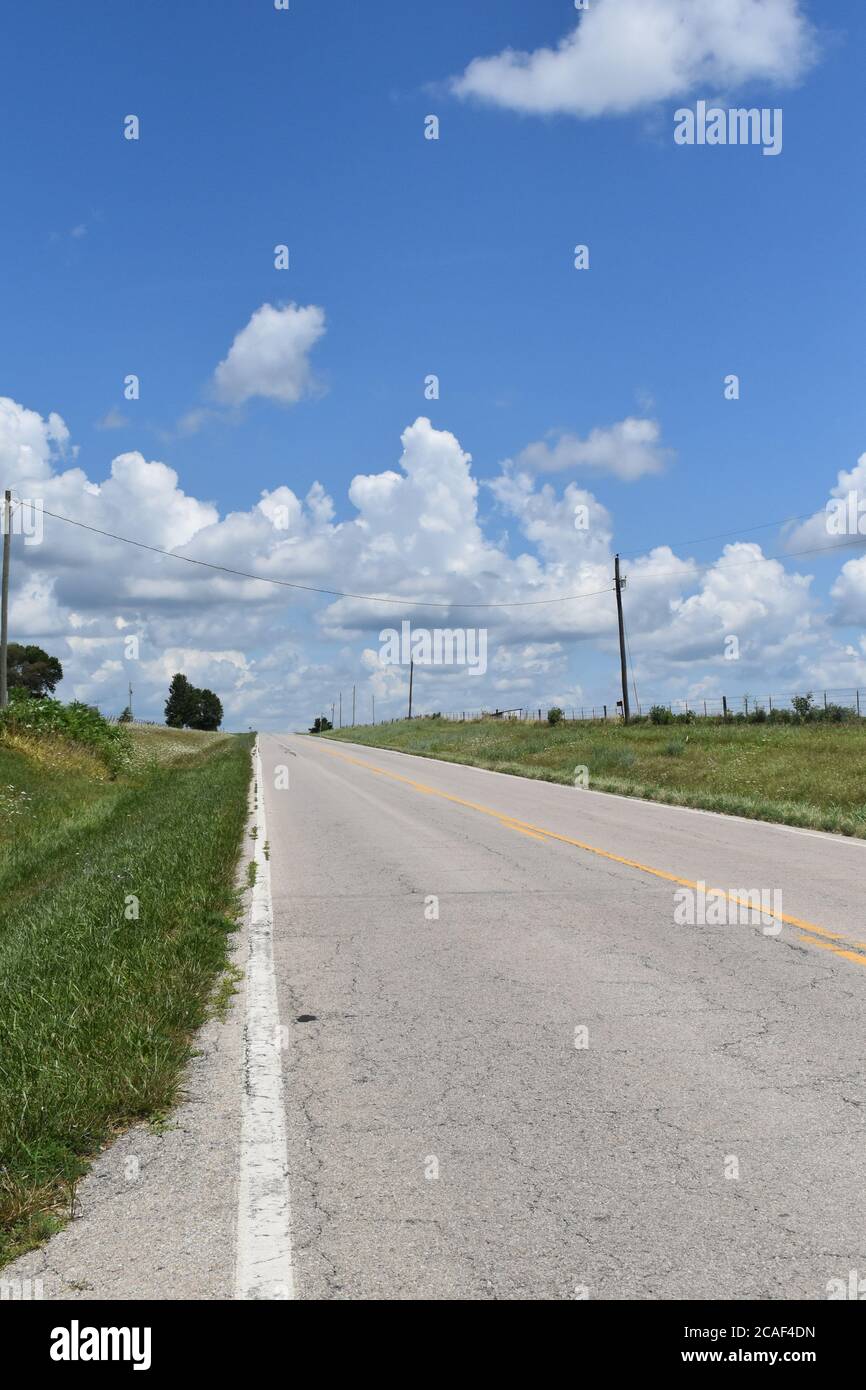 Strecke der Autobahn Stockfoto
