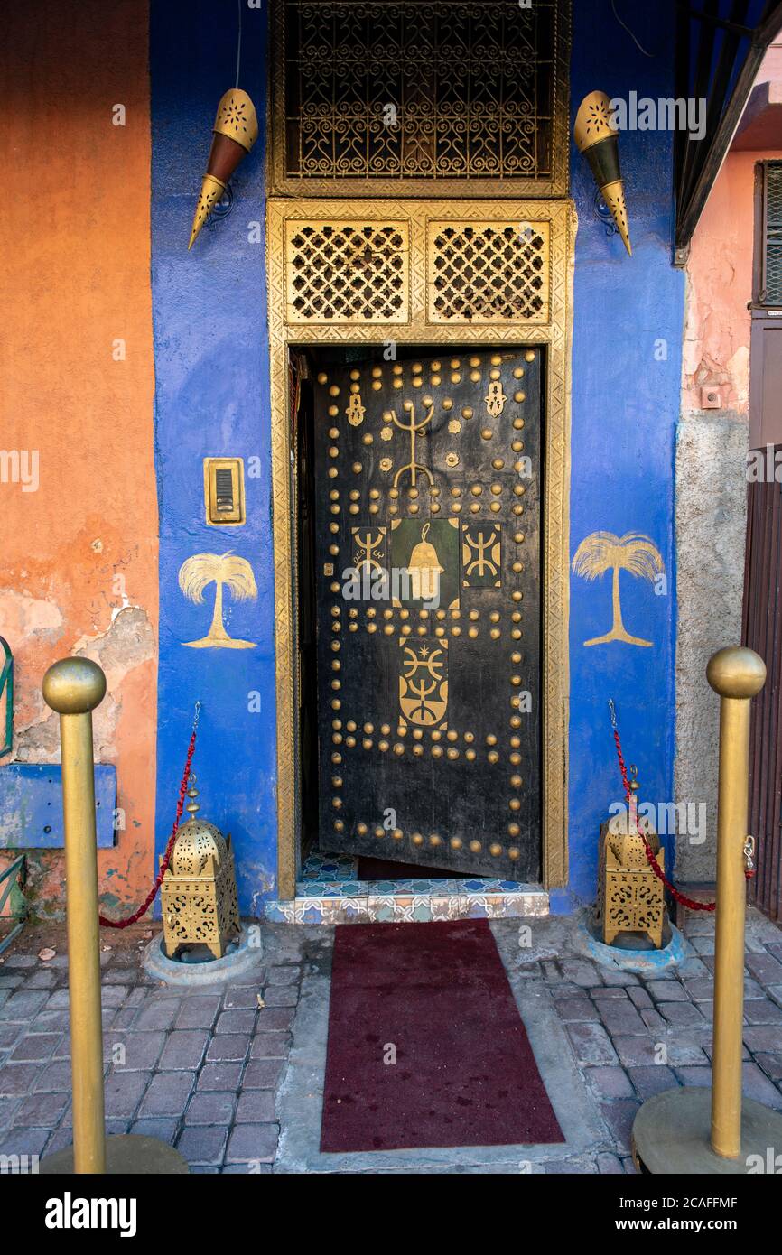 Die Medina in Marrakesch, Marokko Stockfoto