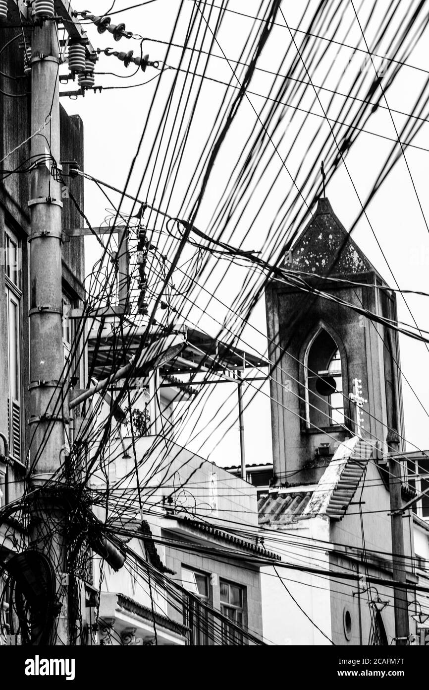 Rio De Janeiro Brasilien Bunte Street Art und Lifestyle Stockfoto