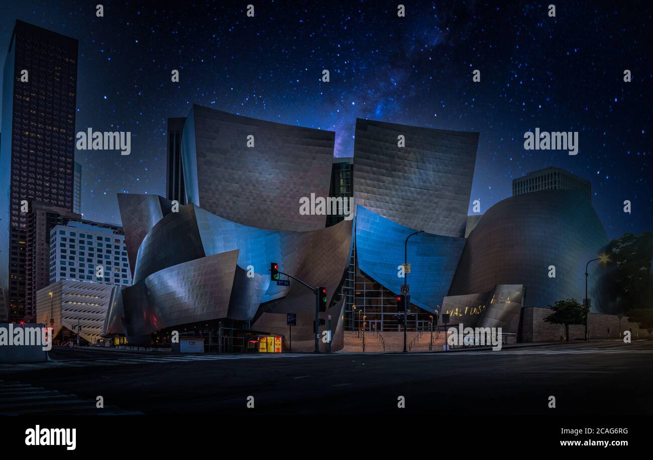 Disney Hall - Los Angeles, Kalifornien Stockfoto