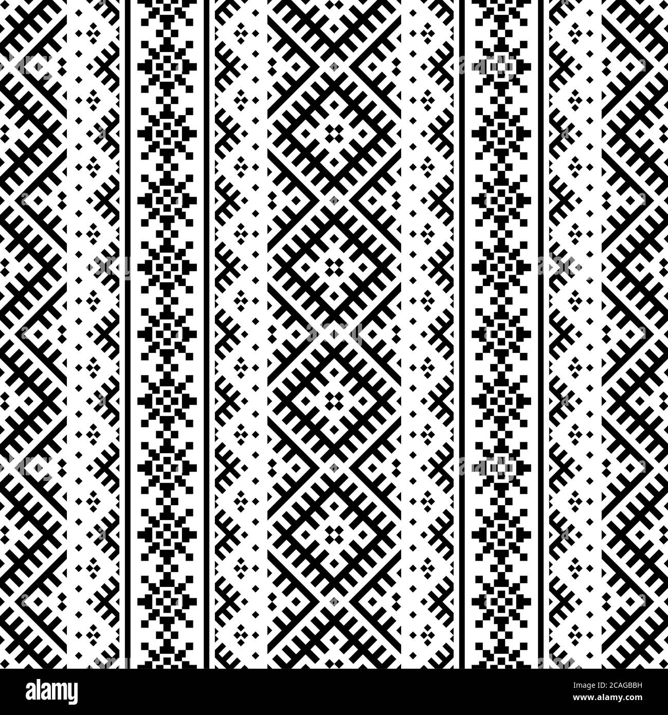 Traditionelle Textur Design aus nahtlosen ethnischen Muster Design Hintergrund Vektor Stockfoto