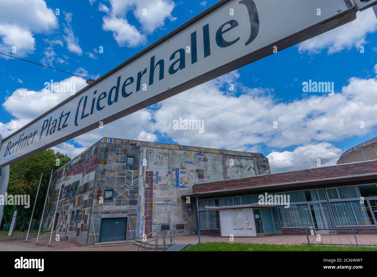 Kultur- und Konzertsaal Liederhalle, Stuttgart, Bundesland Baden-Württemberg, Süddeutschland, Europa Stockfoto