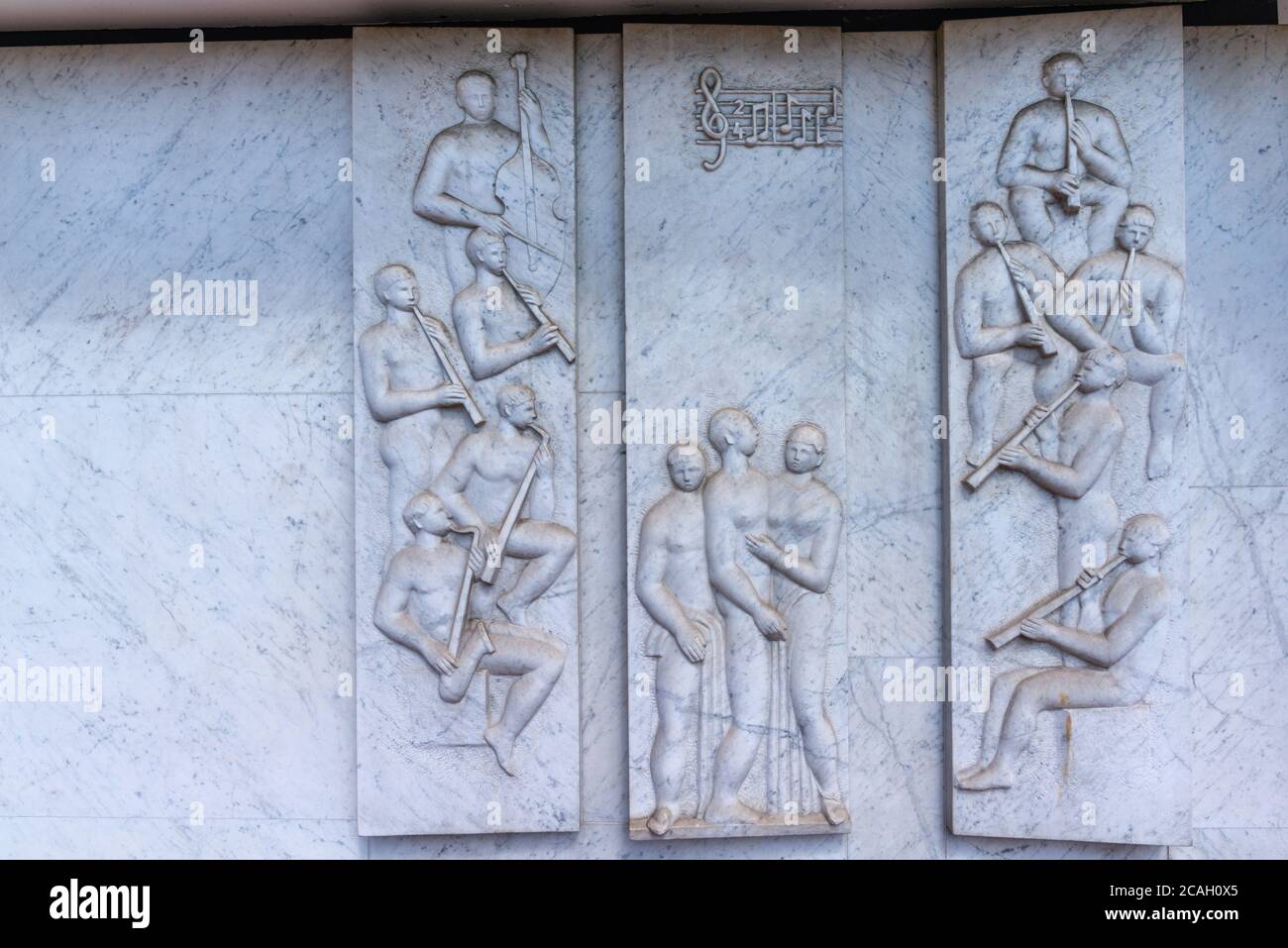 Kultur- und Konzertsaal Liederhalle, Stuttgart, Bundesland Baden-Württemberg, Süddeutschland, Europa Stockfoto