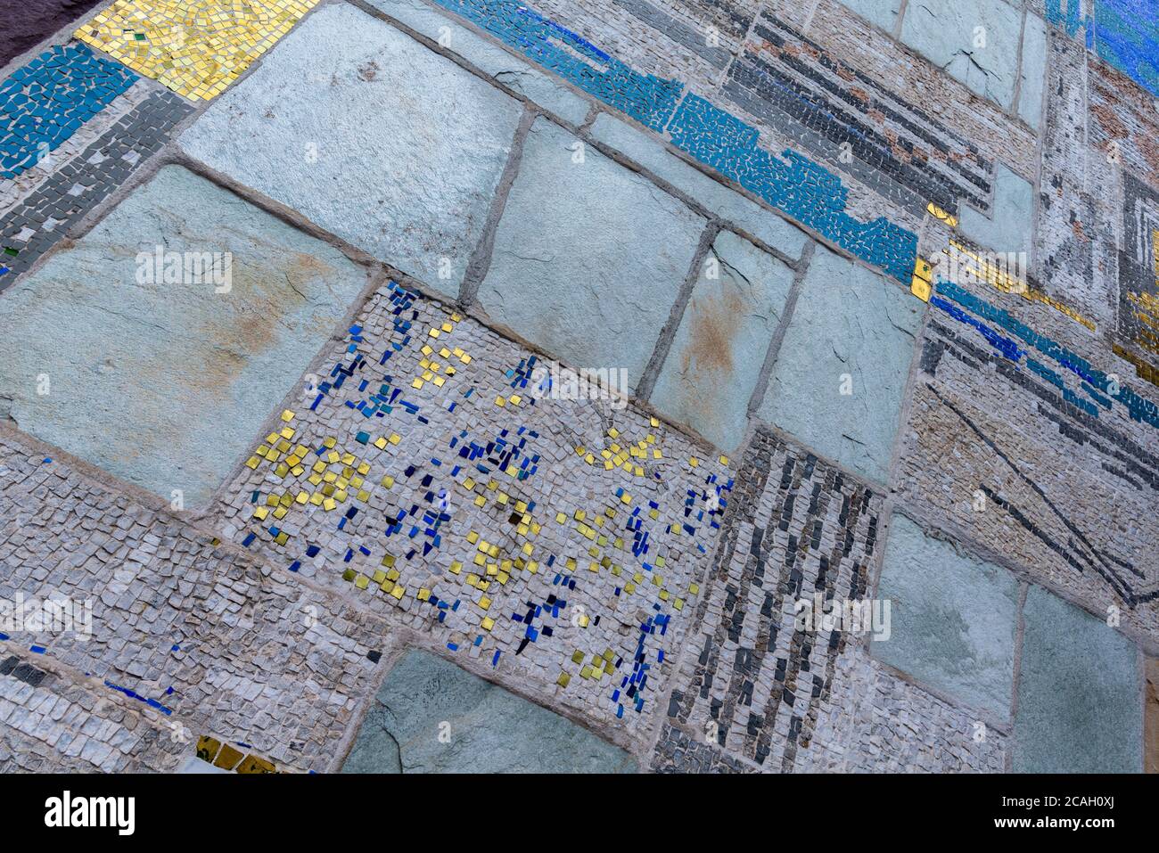 Wandausschnitt, Kultur- und Konzertsaal Liederhalle, Stuttgart, Bundesland Baden-Württemberg, Süddeutschland, Europa Stockfoto