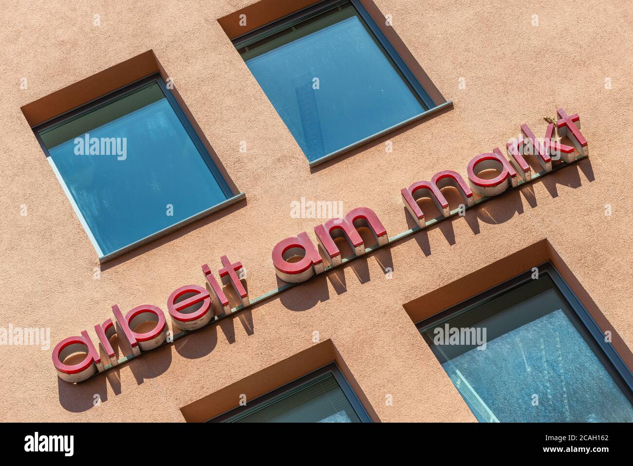 Marktplatz oder Marktplatz in der Innenstadt, Stuttgart, Bundesland Baden-Württemberg, Süddeutschland, Mitteleuropa Stockfoto