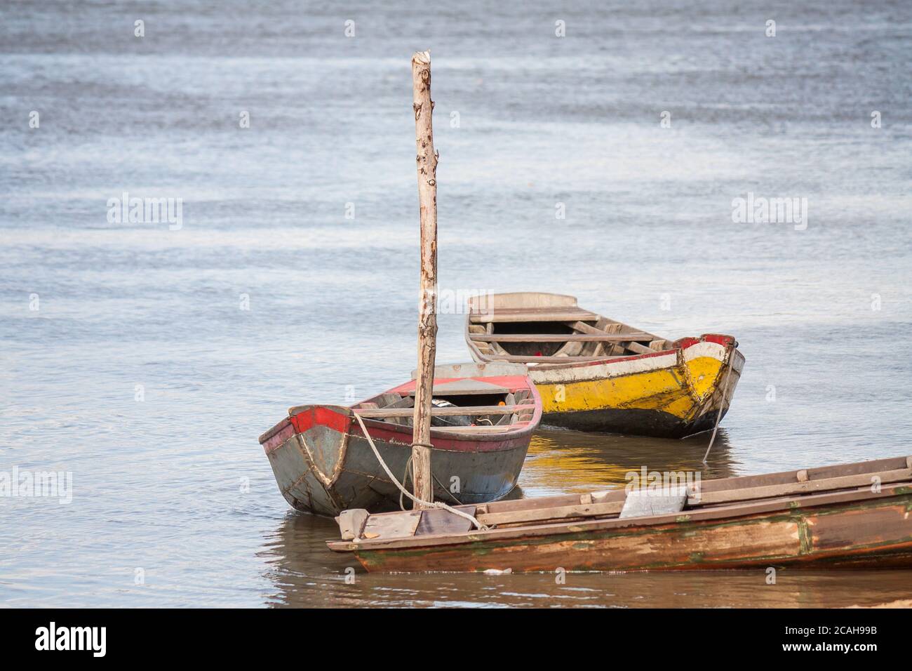 Boote am Fluss Preguiças - Barreirinhas - Maranhão - Brasilien Stockfoto