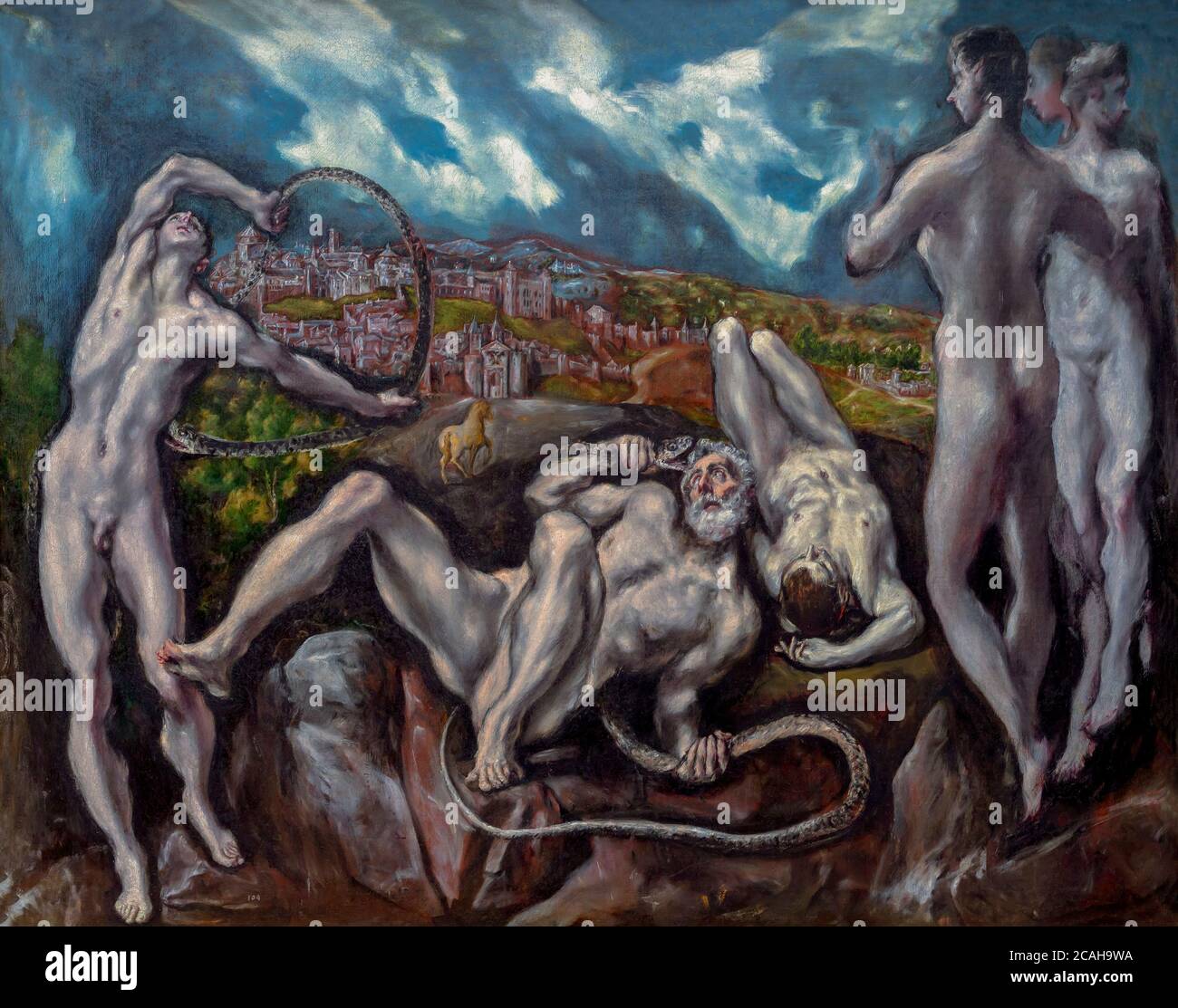 Laokoon, El Greco, circa 1610, National Gallery, Washington DC, USA, Nordamerika Stockfoto