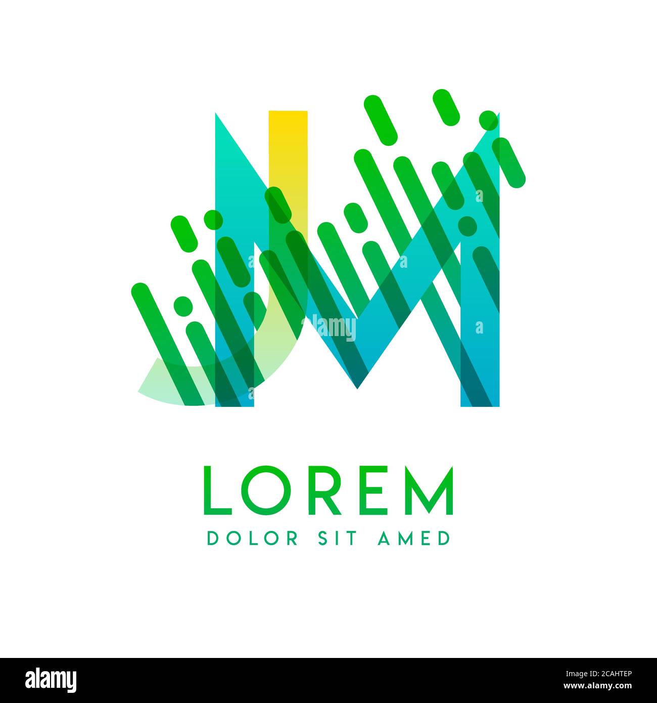 JM-Logo mit dem Thema Galaxie Geschwindigkeit und Stil, die für kreative und Business-Branchen geeignet ist. MJ Letter Logo Design für alle Webseiten Medien und Stock Vektor