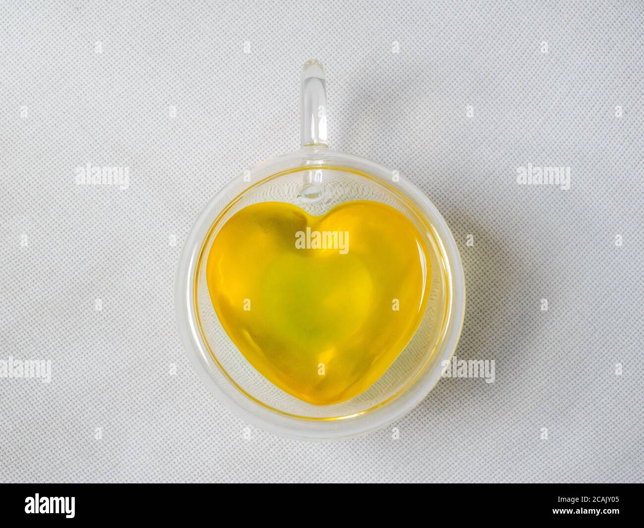 Grafikdesign des Symbols für biologische Gefahren auf weißem Hintergrund Stockfoto