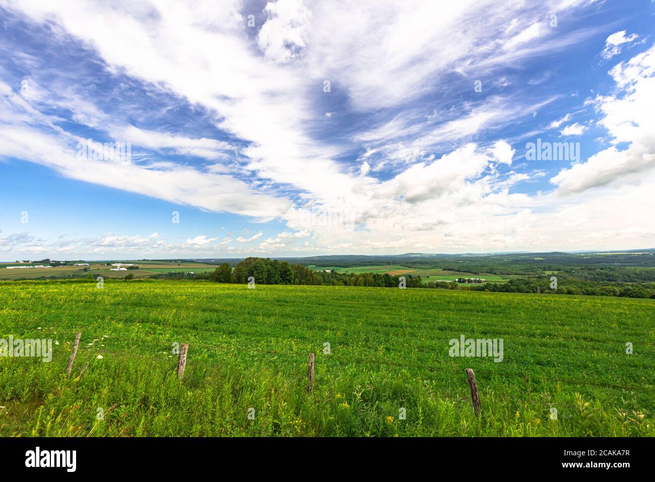 Auf der Landstraße Stockfoto